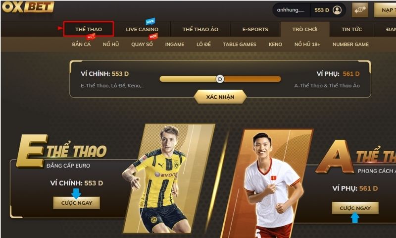 Cá cược bóng đá: Hướng dẫn cá cược bóng đá cho người mới 1 Giao diện cá cược bóng đá sắc nét