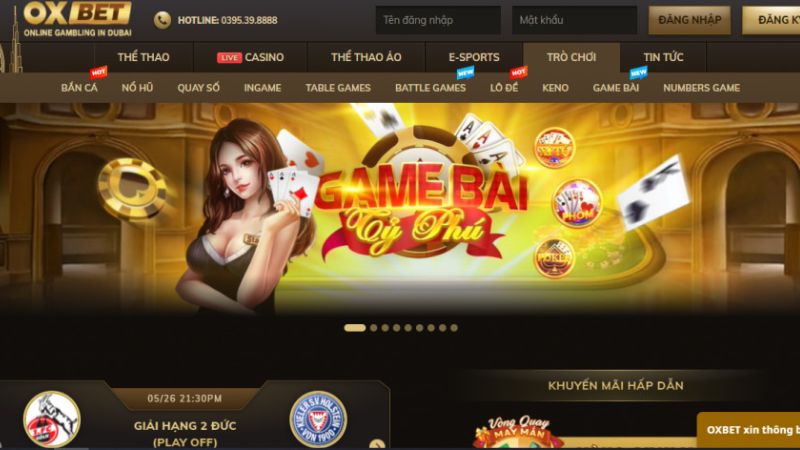 Khám phá trò chơi trực tuyến tại Oxbet: Đa dạng, hấp dẫn và đầy thú vị 1 Khám phá trò chơi trực tuyến tại Oxbet mở ra một thế giới giải trí đa dạng và đầy thú vị